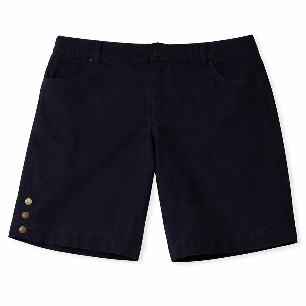 KIM ROGERS Navy Bermuda Shorts Size 16